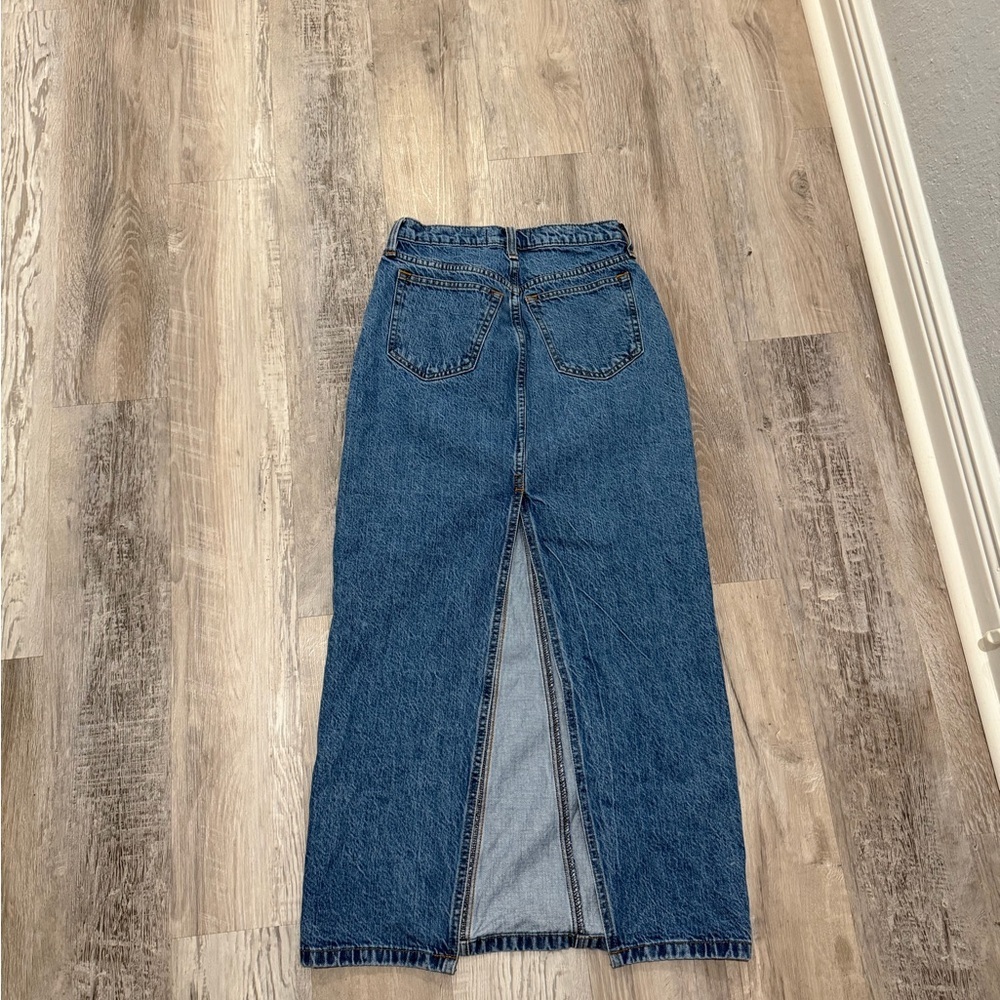 Abercrombie Classic Blue Denim Jean skirt 24 / 00 - Picture 5 of 5